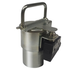 Stofcontact Opbouw Pro metaal met microswitch