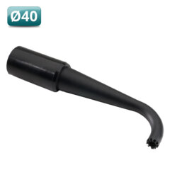Puntzuiger met 90° bocht 40mm