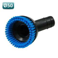 Stofzuigerborstel groot rond rubber 50mm
