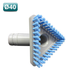 Stofzuigerborstel driehoekig rubber 40mm