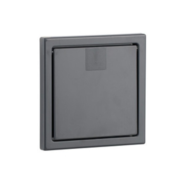 Gevel uitblaasklep Design donker grijs