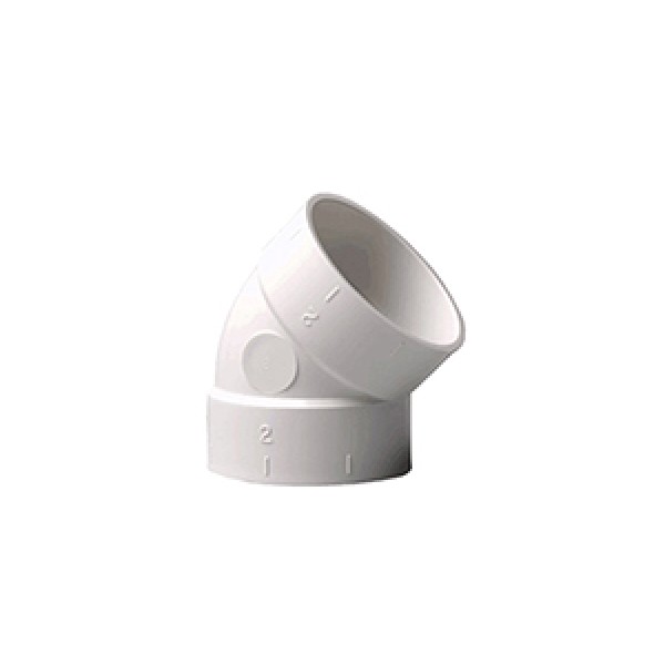 Bocht 2" 45° 2x mof