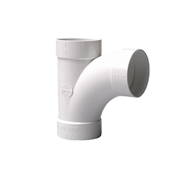 T-stuk 2" stromend 90º 3x mof