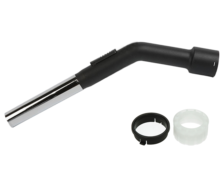 Handgreep Comfort metaal met schroefbus en klikring