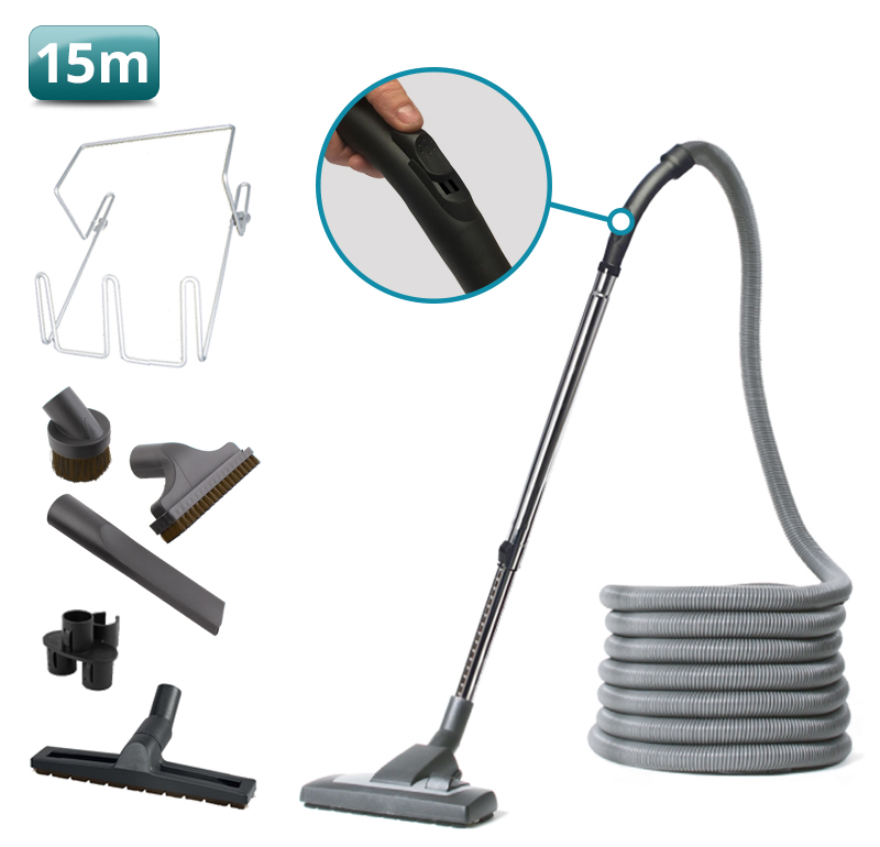 Slang en borstelset Comfort 15 meter