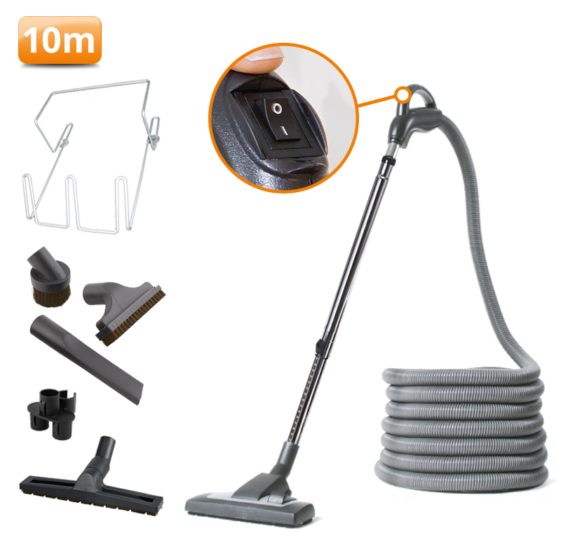 Slang en borstelset De Luxe 10 meter