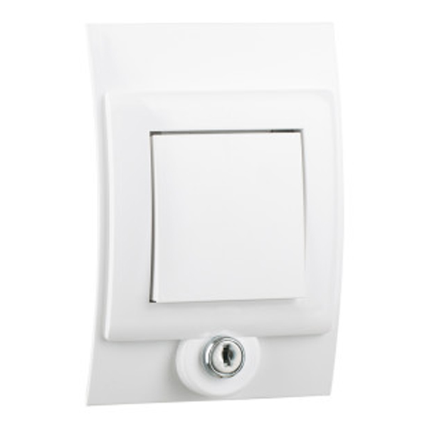 Stofzuigcontact afsluitbaar wit