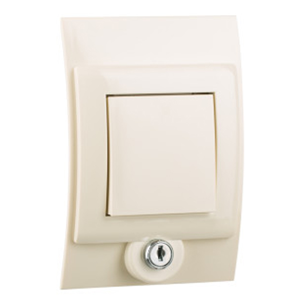 Stofzuigcontact afsluitbaar ivoor