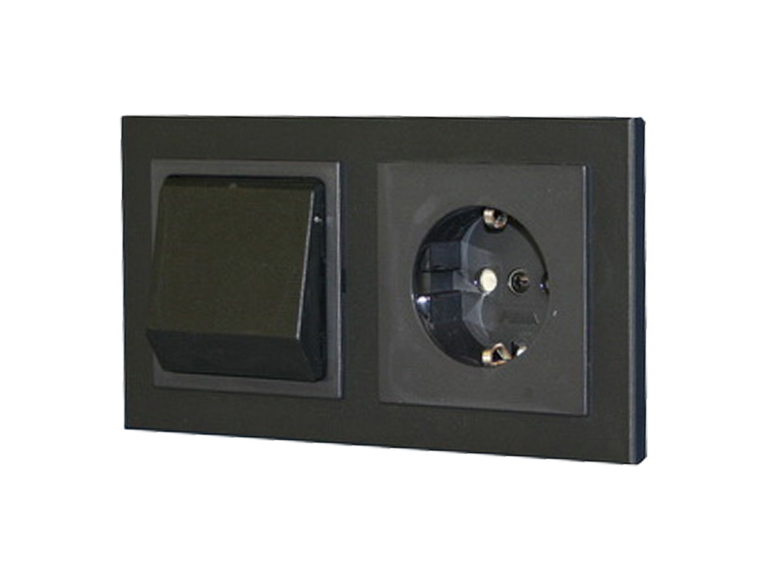 Stofzuigcontact Snoover mat zwart