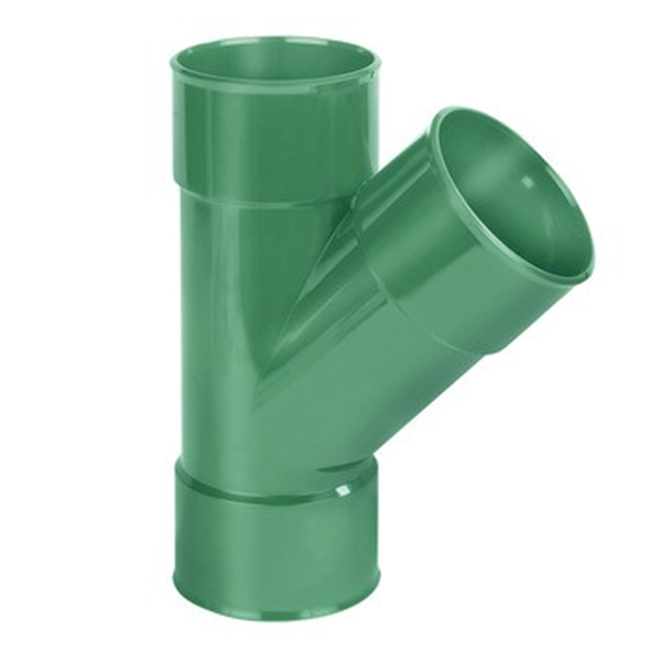 T-stuk 45º 63mm 3x mof