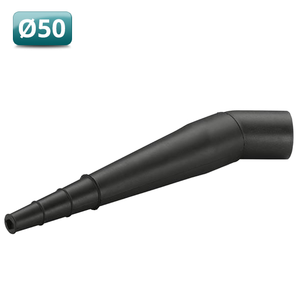 Puntzuiger gebogen 50mm