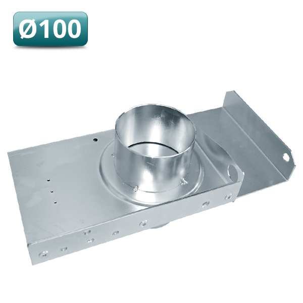 Leidingafsluiter handmatig 100mm