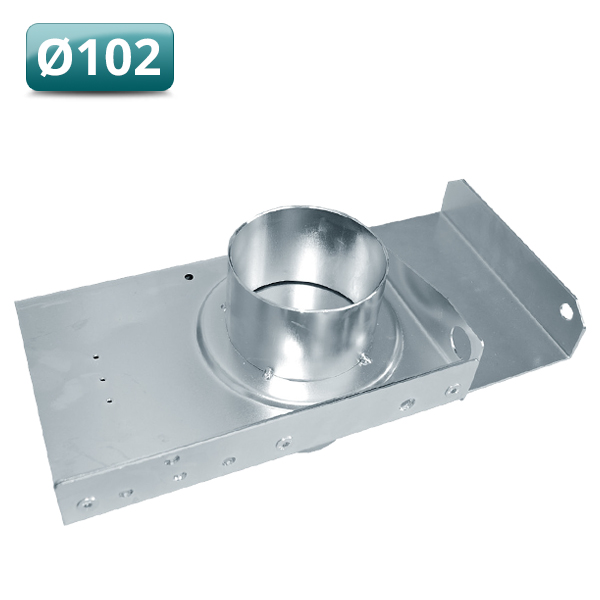 Leidingafsluiter handmatig 102mm