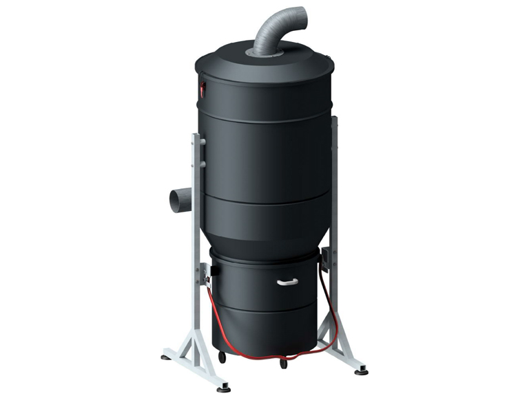 Voorafscheider met 210 liter opvangbak en filter 19m2