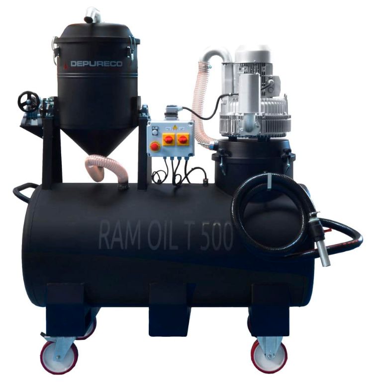 Industriële spanen en vloeistofzuiger RAM OIL 555