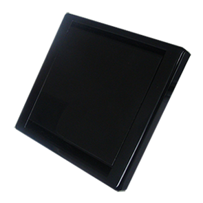 Stofzuigcontact Square zwart (mat)